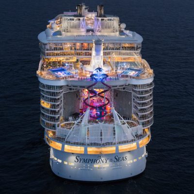Symphony of the Seas - Aerials at night offshore Barcelona (Spain) on April 5, 2018
Symphony of the Seas - Royal Caribbean International